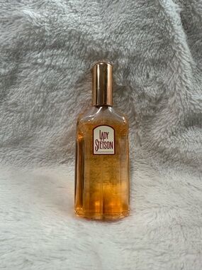 Lady Stetson Amber Glass Perfume Bottle